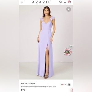 Azazie Everett Dress - Lilac - A6